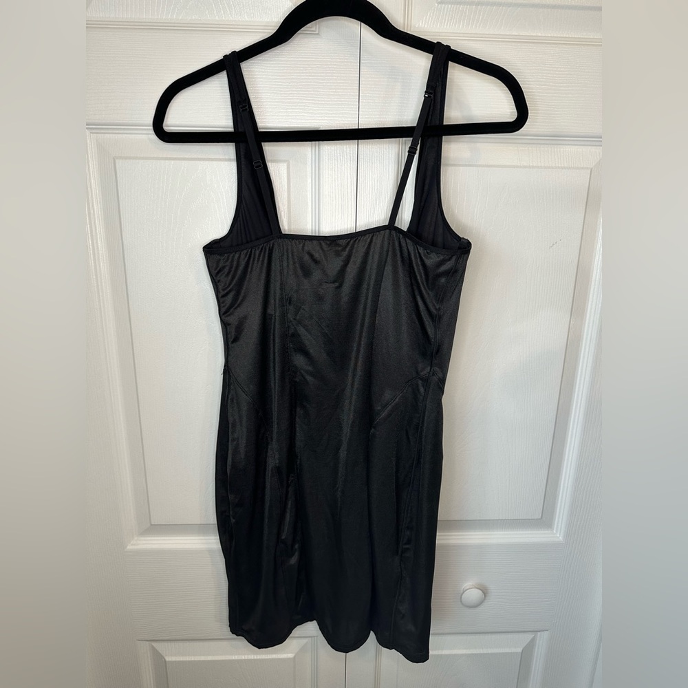 SKIMS Glissinette Slip Dress Sz.L Onyx - Picture 6 of 7